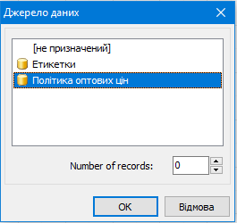 Джерело даних - політика оптових цін
